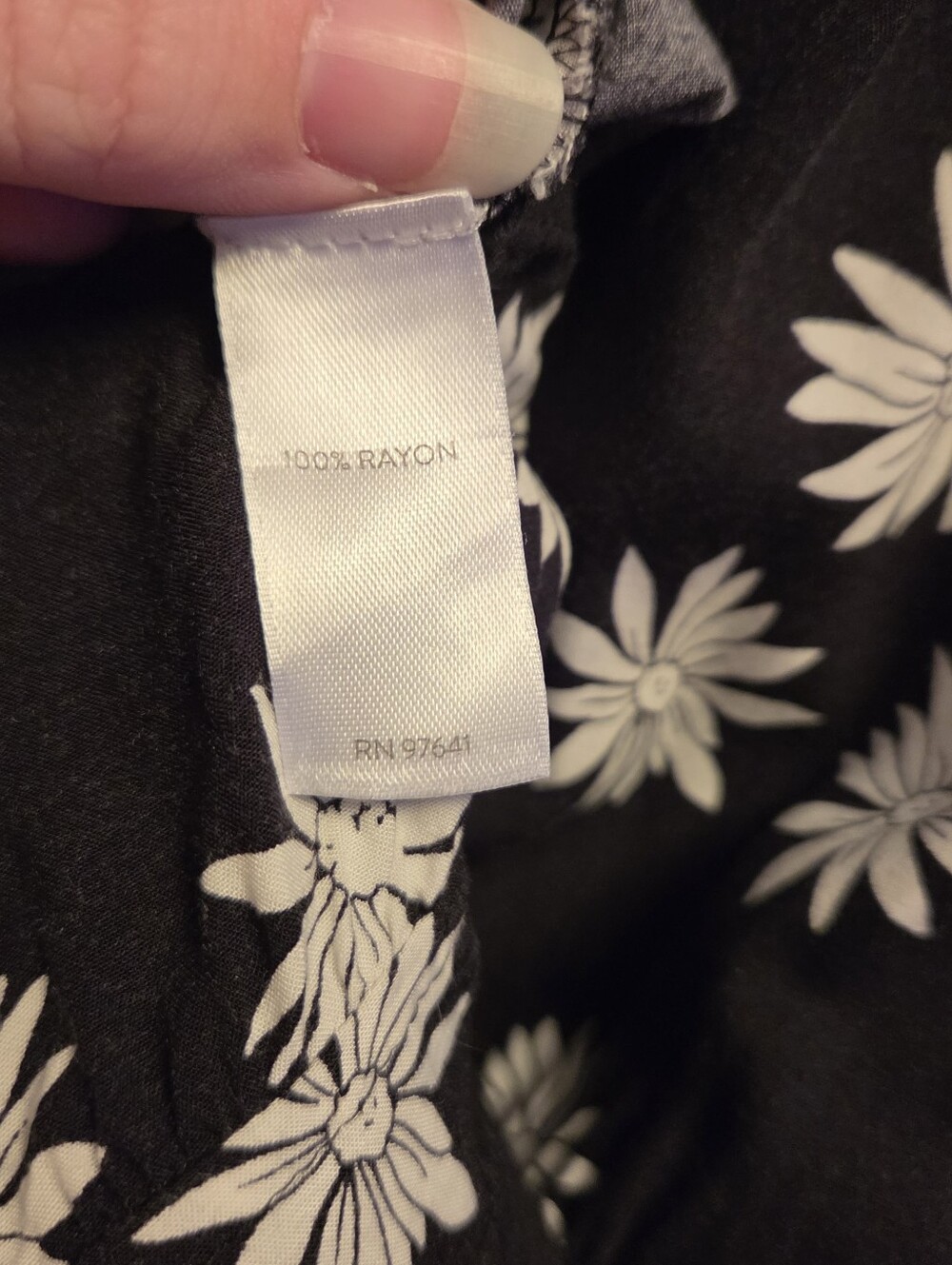 J. Jill Daisy Floral Midi Dress Large Cottagecore Coastal Grandmacore Rayon - Picture 7 of 7